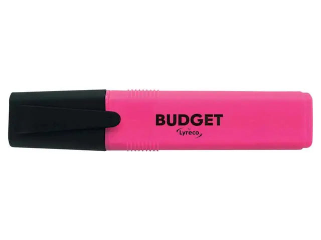 Överstrykningspenna LYRECO budget rosa - Primmeshiper