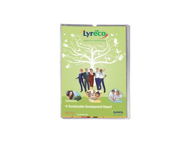 Plastfodral LYRECO budget A4 0,13 25/fp - Primmeshiper