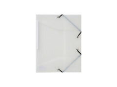 Gummibandsmapp LYRECO A4 PP 3-kl transp - Primmeshiper