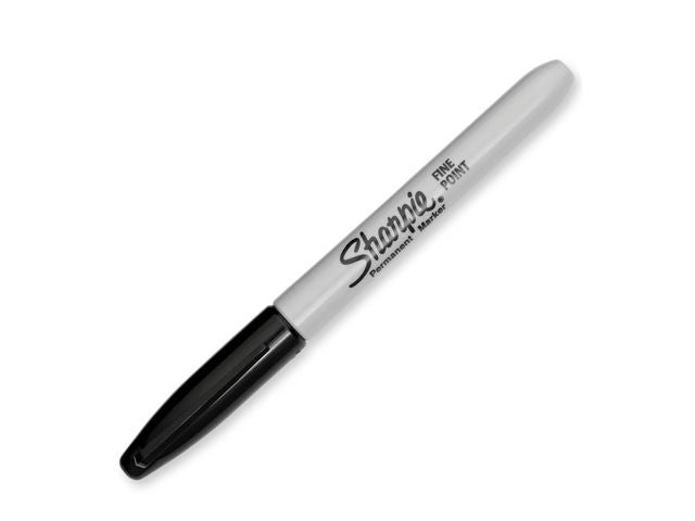 Märkpenna SHARPIE F svart 32+4/fp - Primmeshiper
