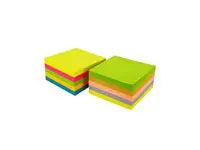 Notes LYRECO kub prem 76x76 färger 2/fp - Primmeshiper