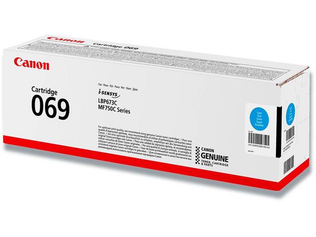 Toner CANON 069 C 1,9K Cyan - Primmeshiper
