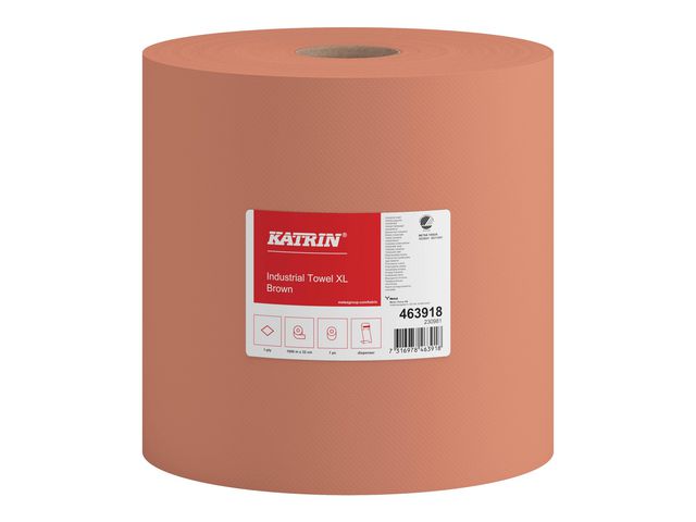 Industritork KATRIN XL brun 1000m - Primmeshiper
