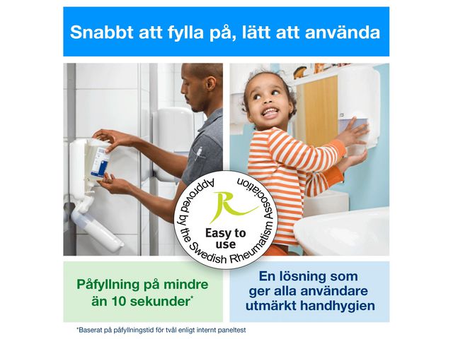 Skumtvål TORK S4 Sensitive 1L - Primmeshiper