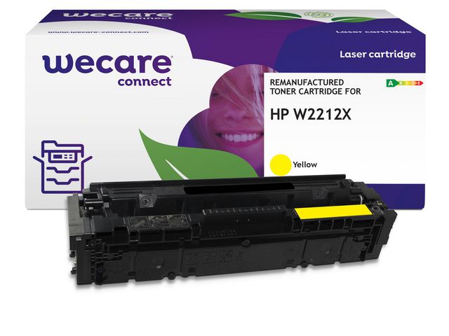 Toner WECARE HP W2212X 207X 2,45K gul - Primmeshiper
