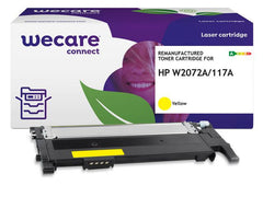 Toner WECARE HP W2072A 117A 1K gul - Primmeshiper