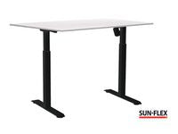 Bord SUN-FLEX I höj/sänk 140x80 svar/vit - Primmeshiper