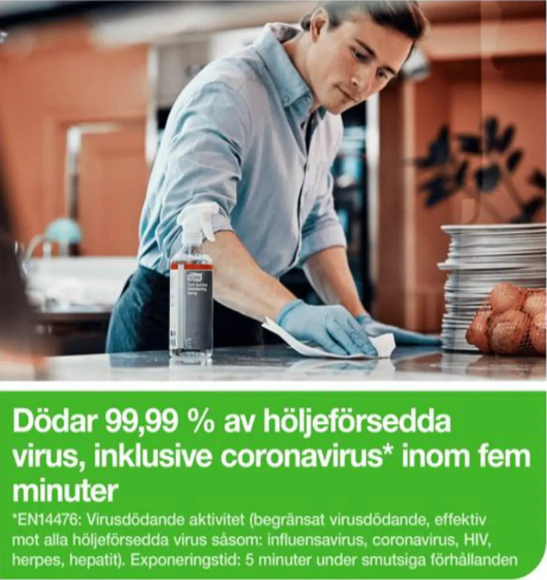 Ytdesinfektion TORK alkoholfri 500ml - Primmeshiper