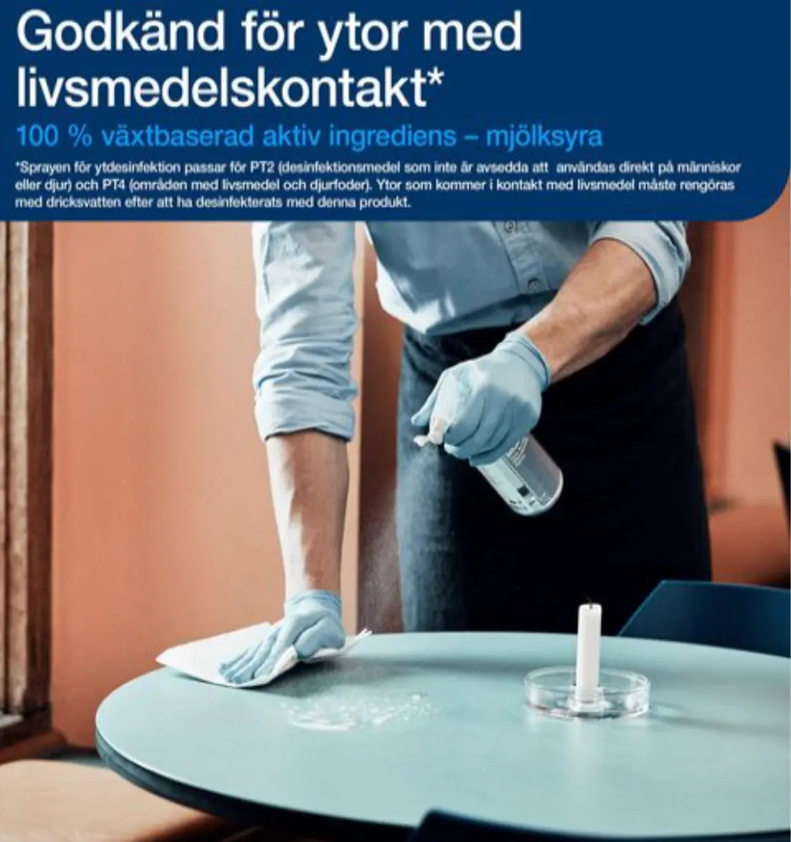 Ytdesinfektion TORK alkoholfri 500ml - Primmeshiper