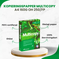 Kop.ppr MULTICOPY A4 160g oh 250/fp - Primmeshiper
