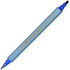 Kalligrafiestift ZIG doppelte Spitze blau