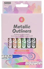 Outliner Stift SENSE Metallic 6 Stück/Packung
