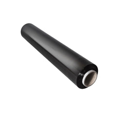 Stretchfolie 23my 45cmx300m schwarz 6/Stk