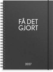 Kalender Få det gjort 2027 svart