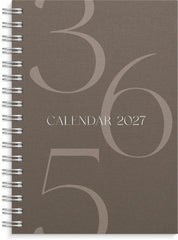 Kalender Weekly A6 Story 2027 brun