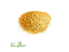 Bioglitter mellangrovt 40g/påse guld - Primmeshiper