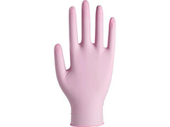 Nitrilhandske puderfri rosa S 100/fp - Primmeshiper
