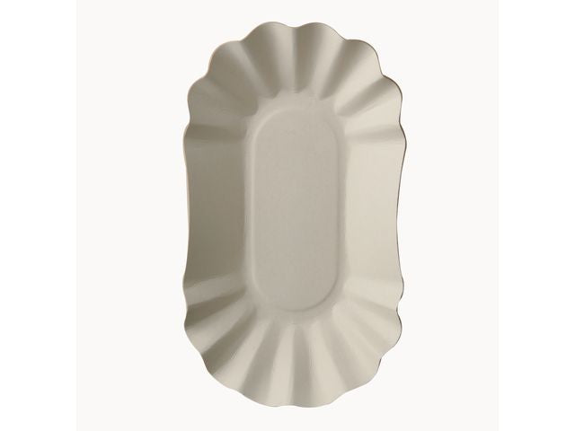 Tallrik PURE 105x200x35mm vit 250/fp Primmeshiper