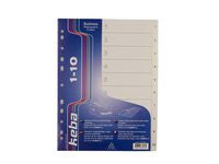Plastregister KEBA A4 PP 1-10 - Primmeshiper