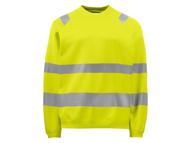 Sweatshirt varsel Projob 6106 gul kl3 M Primmeshiper