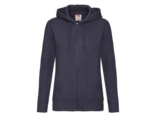 Zip Hoodie FRUIT dam marin L - Primmeshiper