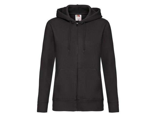 Zip Hoodie FRUIT dam svart S - Primmeshiper