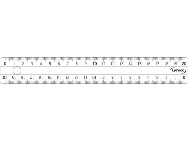 Linjal LYRECO 20cm - Primmeshiper