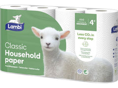 Hushållspapper LAMBI Classic vit 20/fp - Primmeshiper