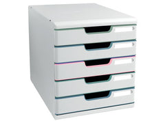 Blankettbox Modulo A4 Autentik 5låd. vit - Primmeshiper