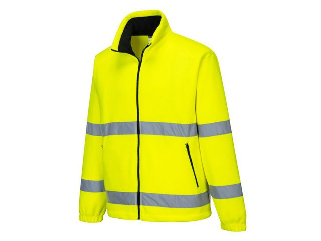 Fleecetröja Hi-vis PW F250 gul M - Primmeshiper
