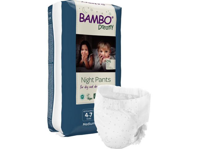 Blöja BAMBO Night Pants M 15-35kg 10/fp - Primmeshiper