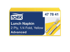 Servett TORK Lunch 2-lags gul 200/fp - Primmeshiper