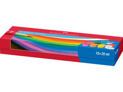 Färg Gouache FABER 20ml x 12 färger - Primmeshiper