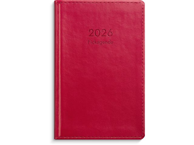 Fickagenda 2026 röd Primmeshiper