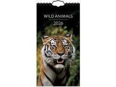 Väggkalender Wild animals 2026 Primmeshiper