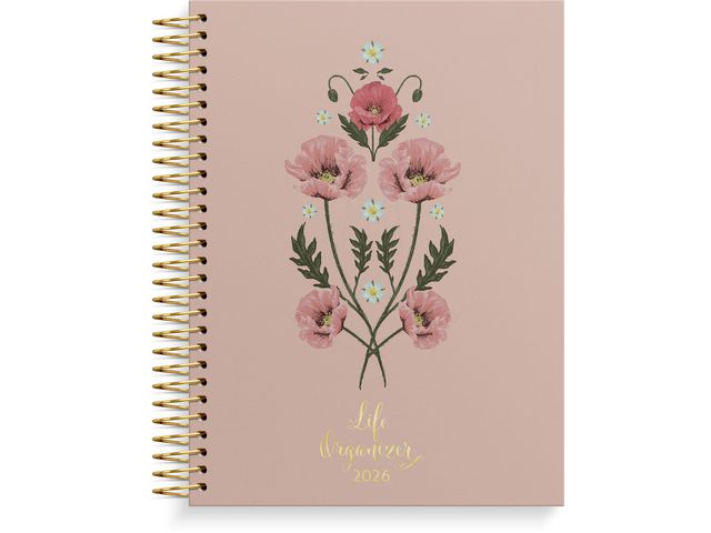 Life Organizer 2026 rosa Primmeshiper