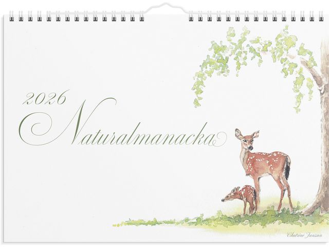 Väggkalender Naturalmanacka 2026 Primmeshiper