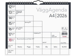 Väggkalender Väggagenda A4 2026 Primmeshiper