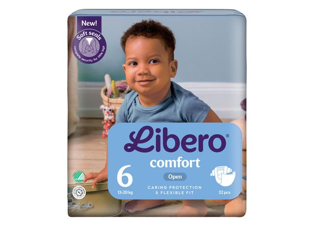 Blöja LIBERO Comfort 6 13-20kg 32/fp - Primmeshiper
