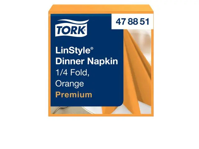 Servett TORK LinStyle orang39x39cm 50/fp Primmeshiper