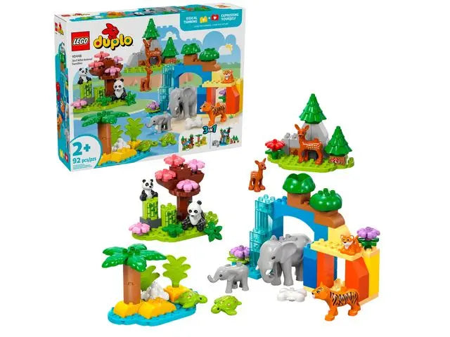 Duplo 3-i-1 Vilda djurfamiljer Primmeshiper