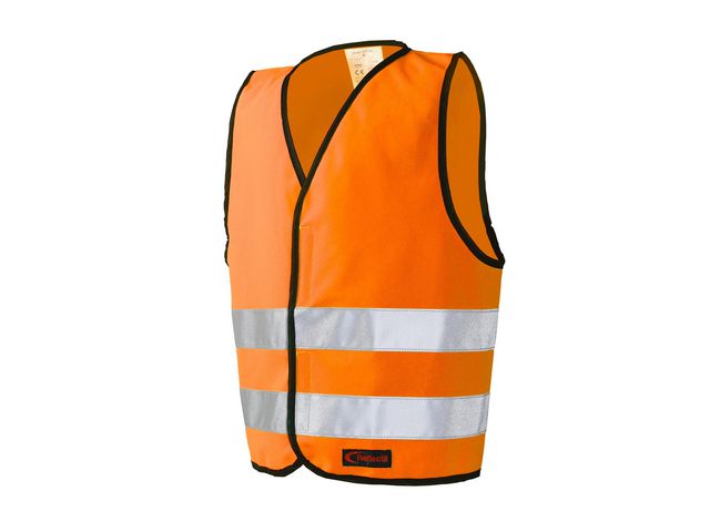 Reflexväst med Kardborre M orange Primmeshiper