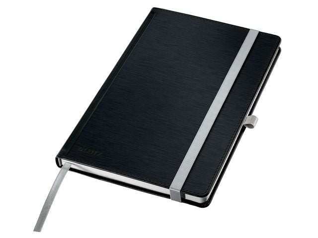 Ant.bok LEITZ Style A5 H linj 80bl svart Primmeshiper