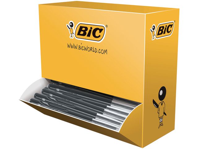 Kulpenna BIC Clic M10 1,0 svart 100/fp - Primmeshiper