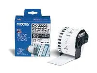 Etikett BROTHER DK22223 50mmx30,48m vit Primmeshiper