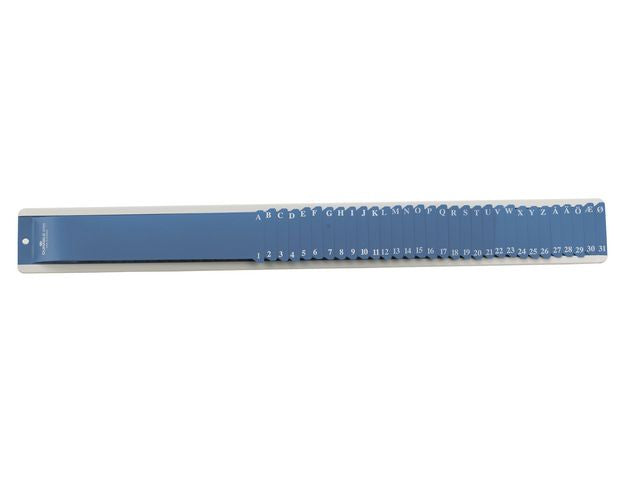 Sorterare DURABLE 'krokodil'A-Ö/1-31 blå - Primmeshiper