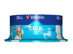 CD-R VERBATIM Print Spindel 25/fp - Primmeshiper