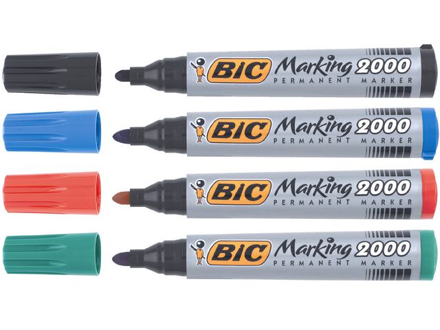 Märkpenna BIC 2000 4 färger/fp - Primmeshiper