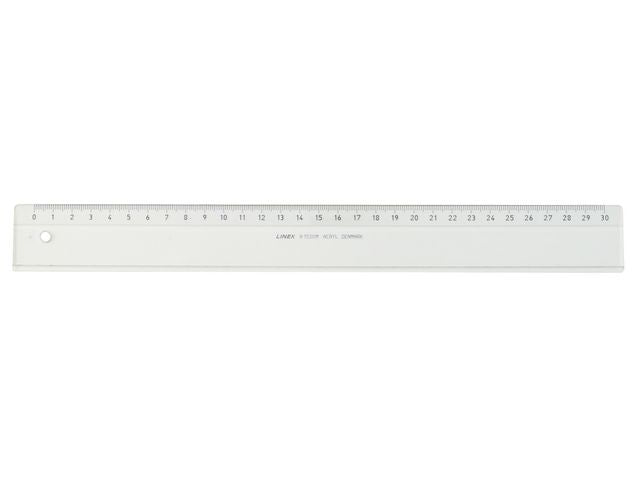 Linjal LINEX A1530M plast 30cm - Primmeshiper