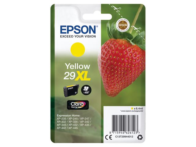 Bläckpatron EPSON C13T29944012 XL gul - Primmeshiper